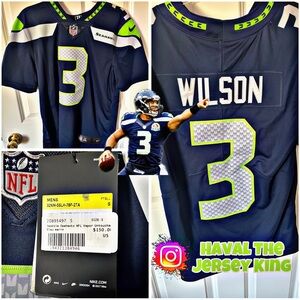 Russell Wilson Seattle Seahawks Nike Vapor Untouchable Limited Jersey - Navy